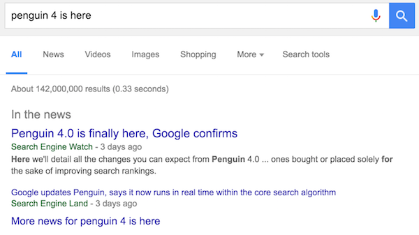 Google News Search Engine Watch