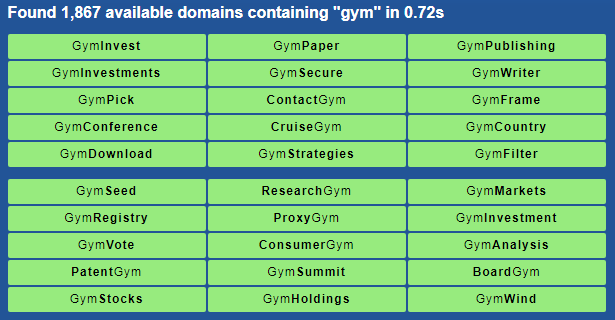 gym domain