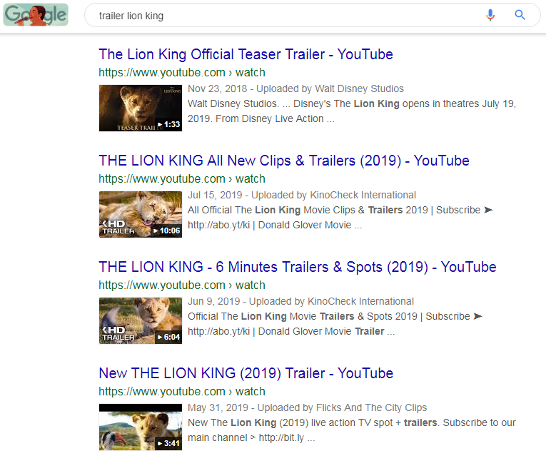 trailer phim vua sư tử