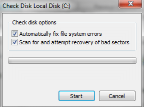 Check Disk Local Disk