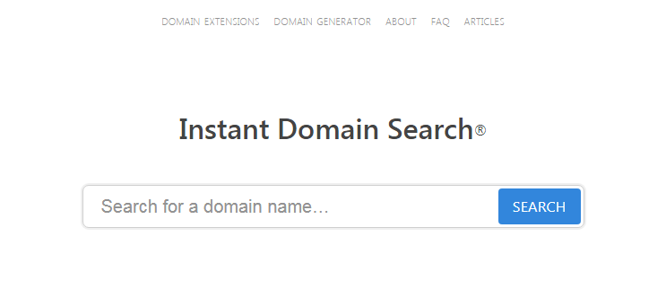 Đánh giá công cụ gợi ý tên miền Instant Domain Search