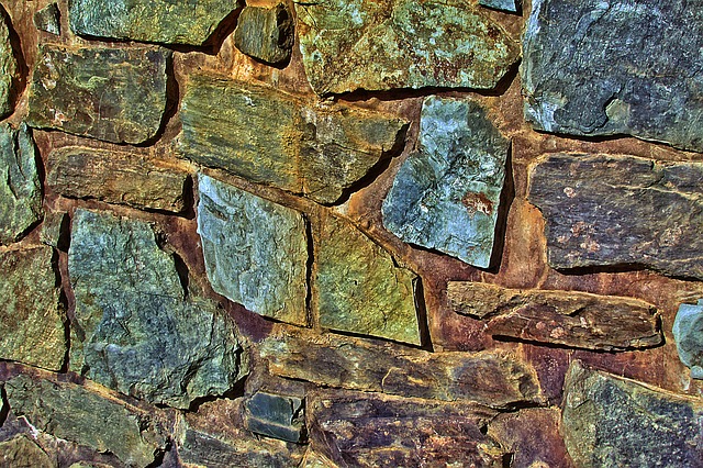 bức tường đá, cũ có vẻ đẹp của cũ