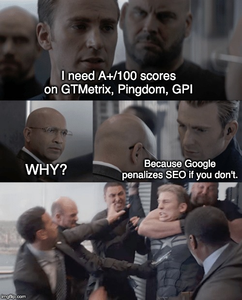 Tại sao điểm số Google PageSpeed, Pingdom và GTmetrix lại không quan trọng