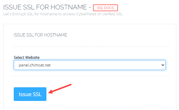 SSL cho hostname