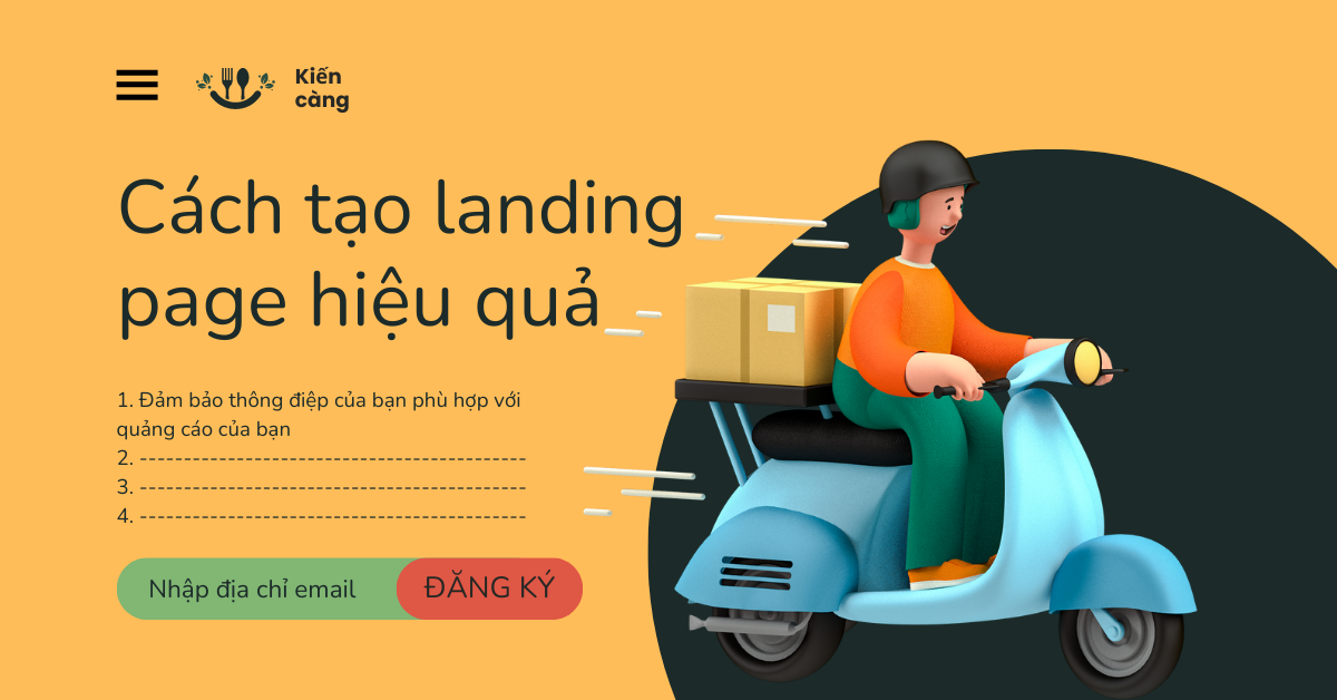 Cách tạo landing page hiệu quả