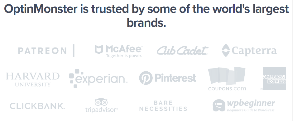 Công ty tin cậy sản phẩm của OptinMonster