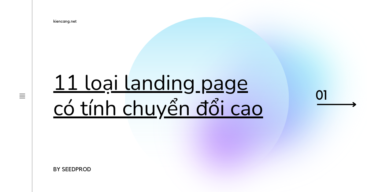 11 loại landing page có tính chuyển đổi cao