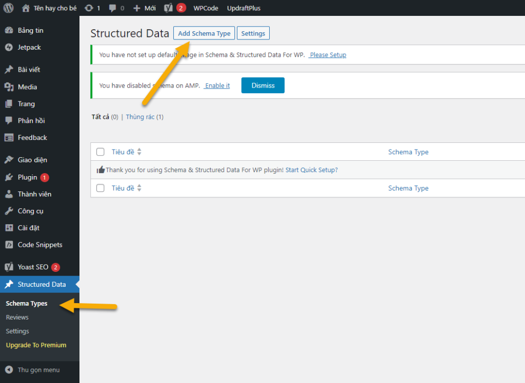 Thêm schema vào bài viết