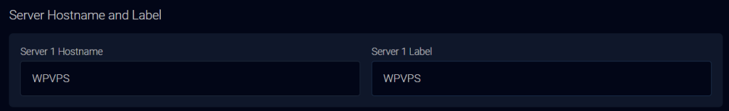 Đặt tên cho server