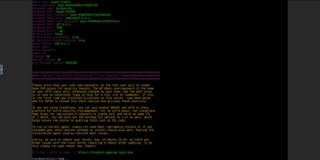 Thông tin bị che mất với màn hình terminal mặc định