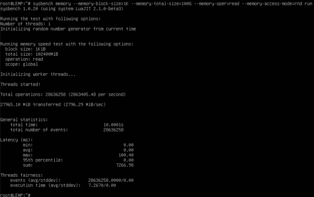 Đọc ngẫu nhiên, 1 KiB, 10s