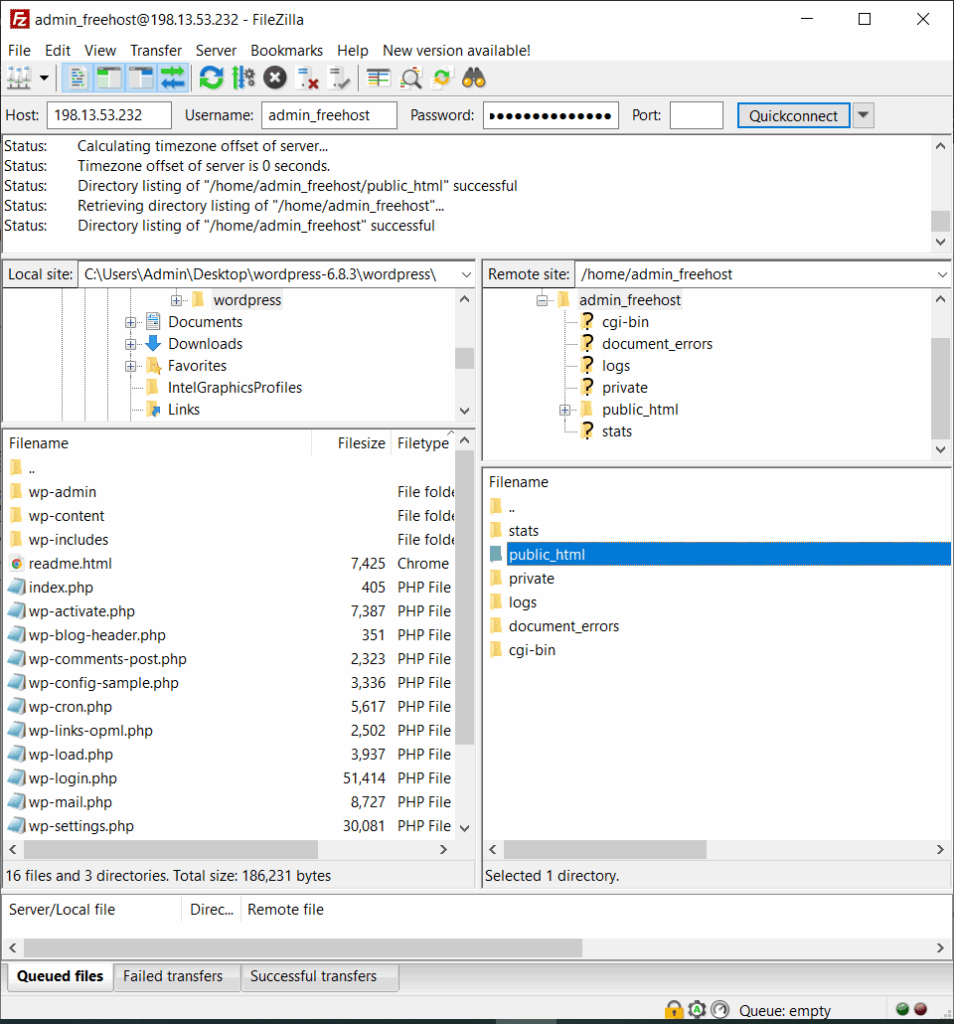 Thư mục public_html