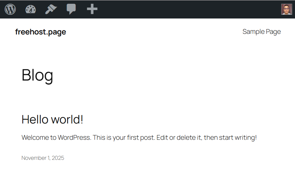 Tạo và đăng nhập trang WordPress thành công bằng WordOps